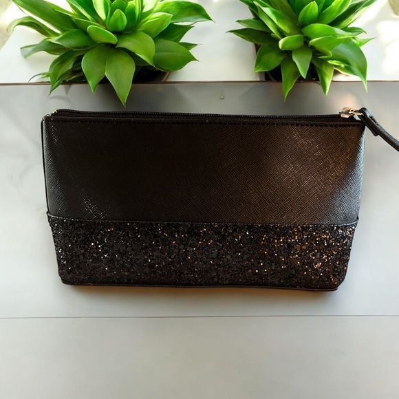 NWOT Kate Spade ♠️ glitter tote and pouch BUNDLE - Picture 3 of 5